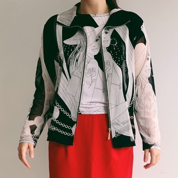 youlim design Jackets & Blazers - Animated jacket and shirt set.